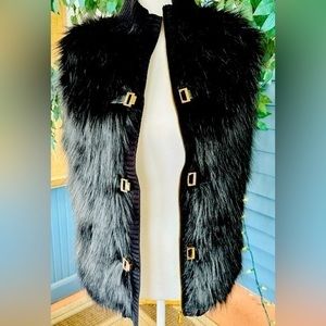Calvin Klein Ultra cool looking Faux Fur Vest!